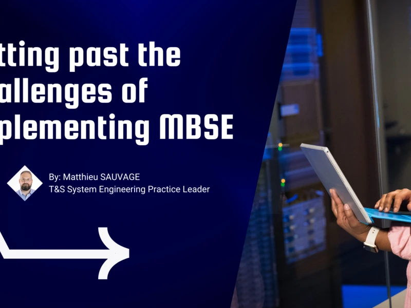 Illustration of MBSE (Model-Based Systems Engineering) implementation process, highlighting system design optimization and overcoming integration challenges.