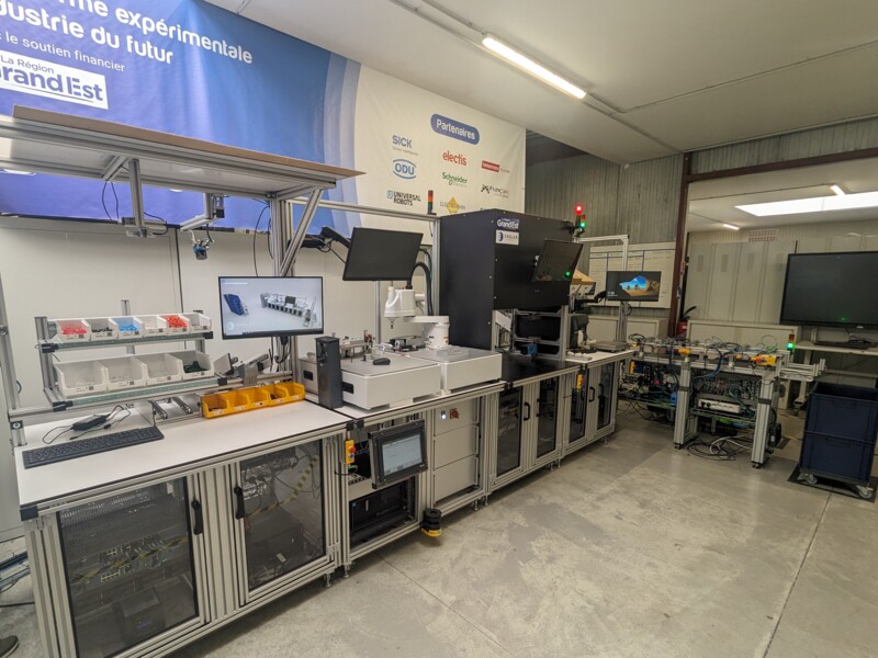 Image of the industrie du futur experimental platform