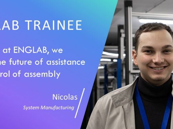 ENGLAB engineers using AI and augmented reality for assembly assistance and control