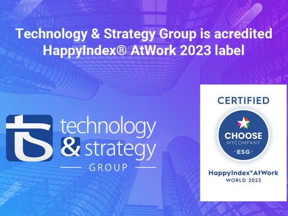 Technology & Strategy awarded the 2023 HappyIndex AtWork label