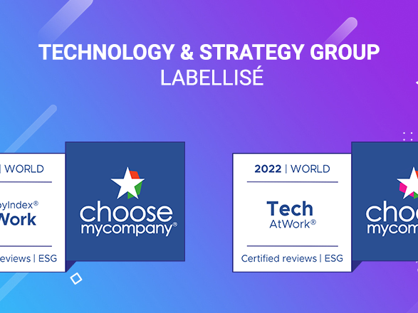 Technology & Strategy awarded HappyIndex AtWork and TechAtWork World 2022