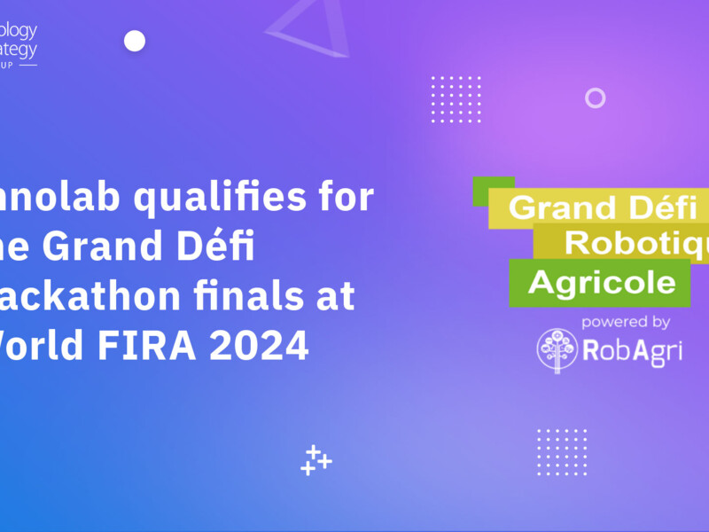 Technology & Strategy InnoLab team qualifying for the Grand Défi hackathon finals