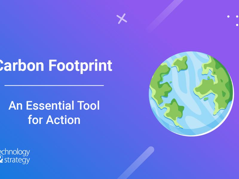 Carbon footprinting as an essential tool for climate action at Technology & Strategy